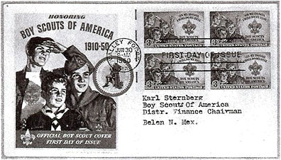 40th Anniversary of the Boy Scouts of America Cover