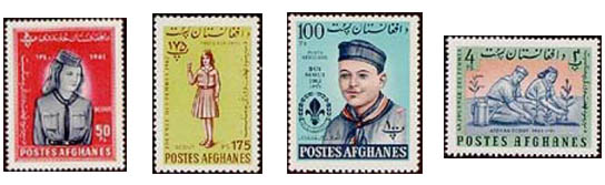 Afghanistan Scout Stamps