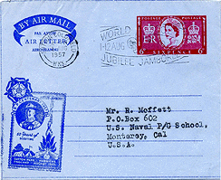 Francis Field Cachet Air Letter