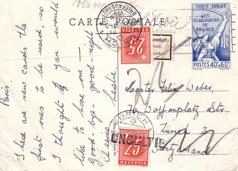 French Postal Card